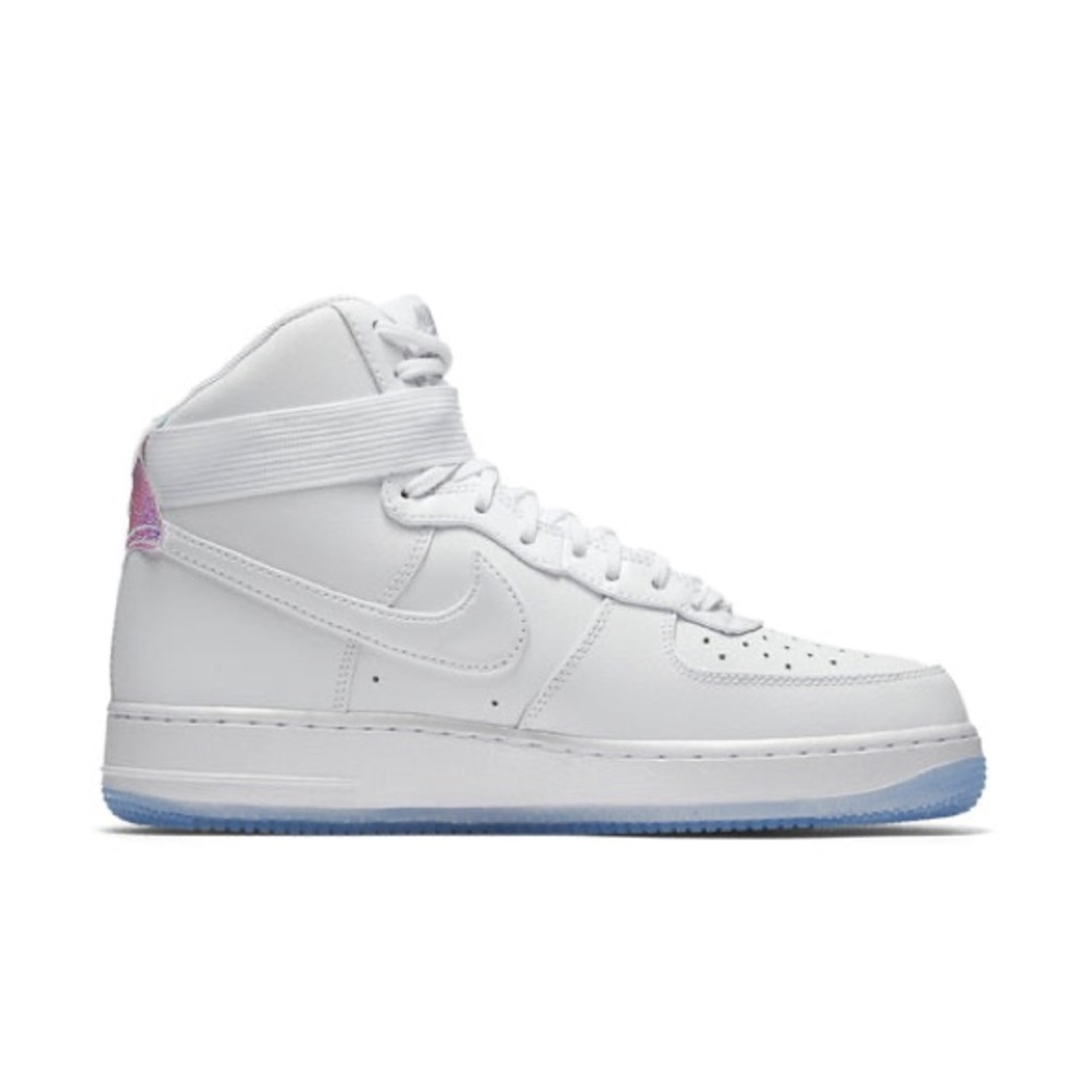 (WMNS) Nike Air Force 1 High Premium 'White Ice Blue' 654440-105